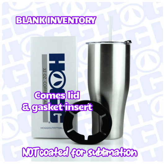 32oz Curved Tumbler & Coffee Caddy - Hogg - FluffyFrankCreationsLLC