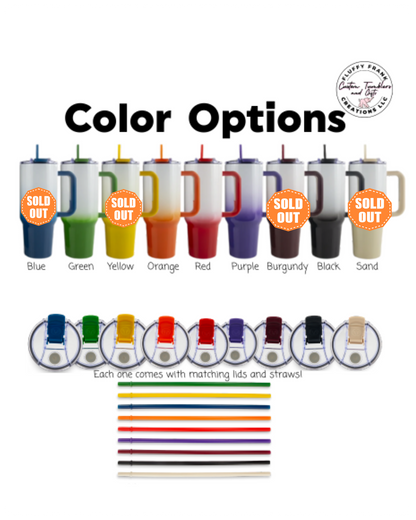 Band Mom Tumbler (game day edition - color)
