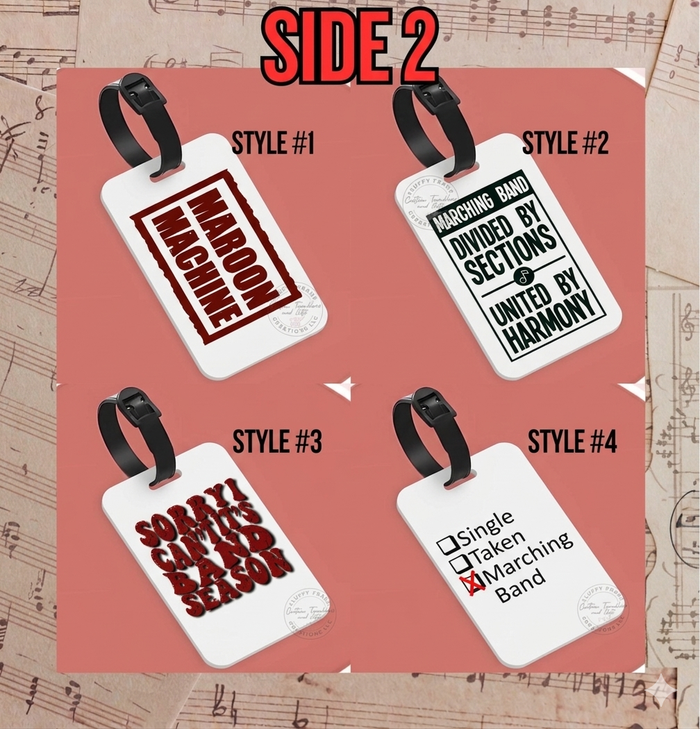 Personalized Bag & Instrument Tag – Custom Aluminum Luggage Tag