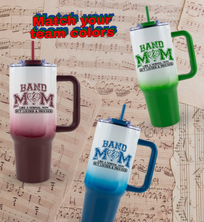Band Mom Tumbler (game day edition - color)