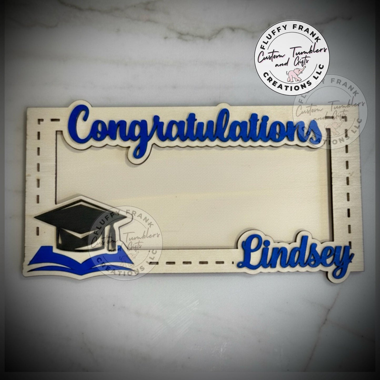 Custom Graduation Money Holder | Personalized Wood Grad Gift with Name | Class of 2026 Cash Keepsake