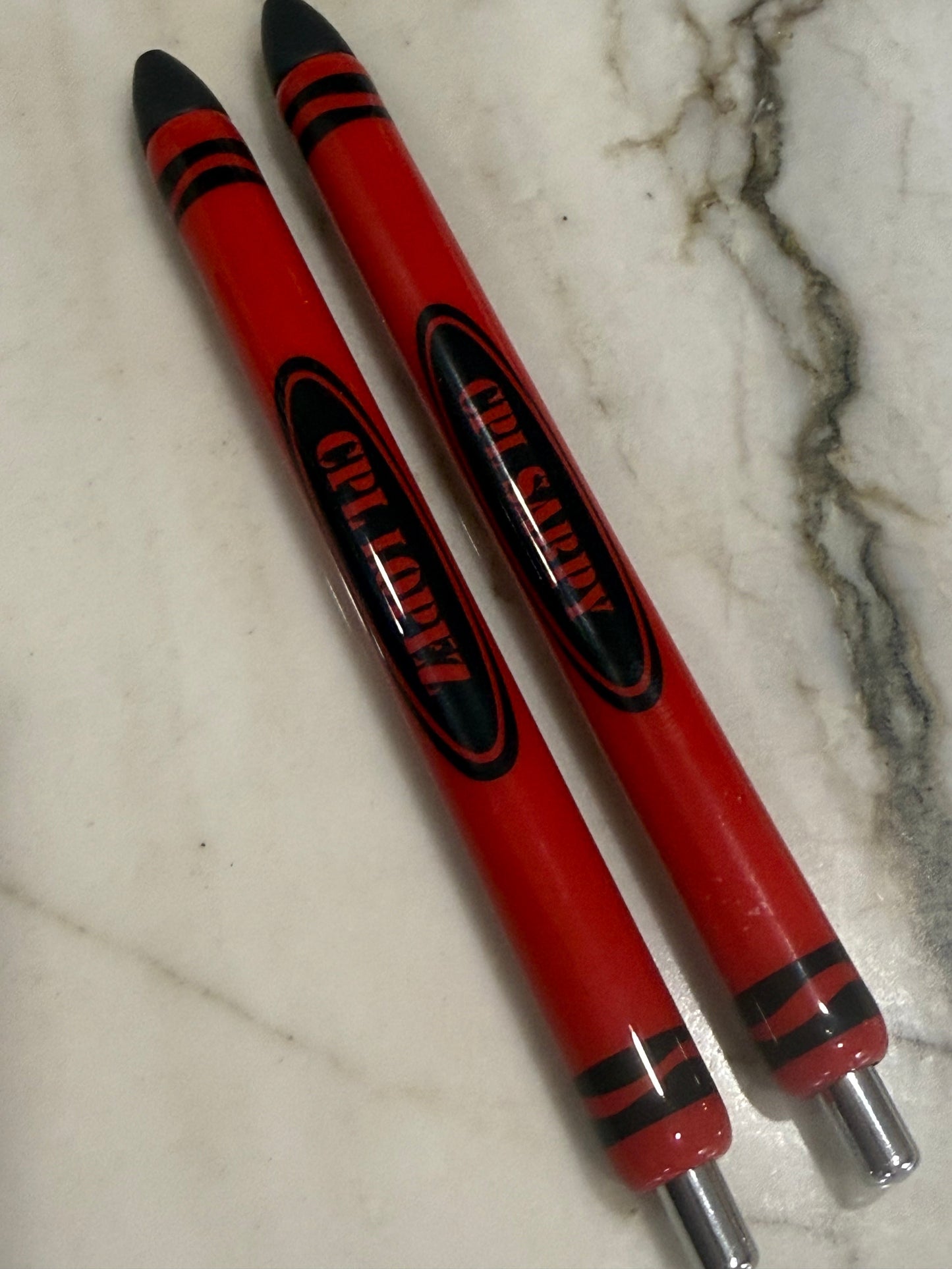 Military Stencil Crayon Pen