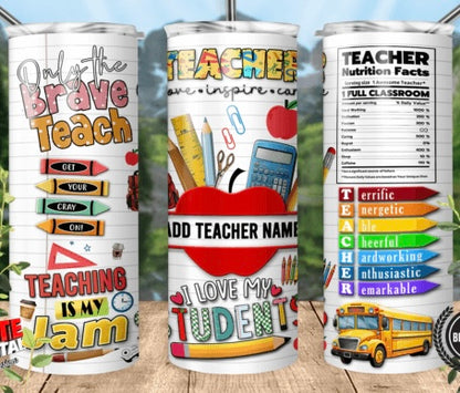 Teacher Tumbler Flash Sale