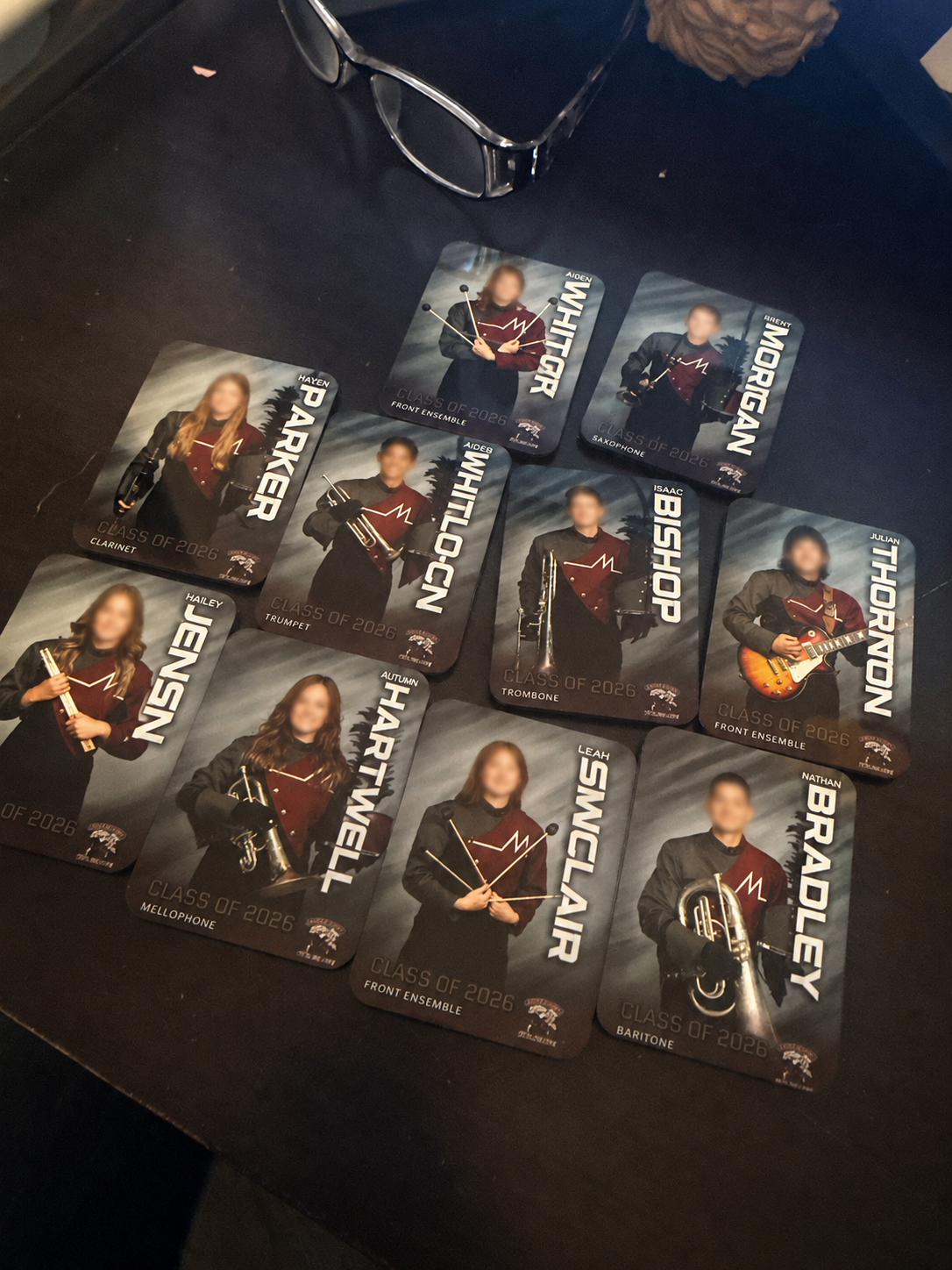 Custom Marching Band Photo Magnet