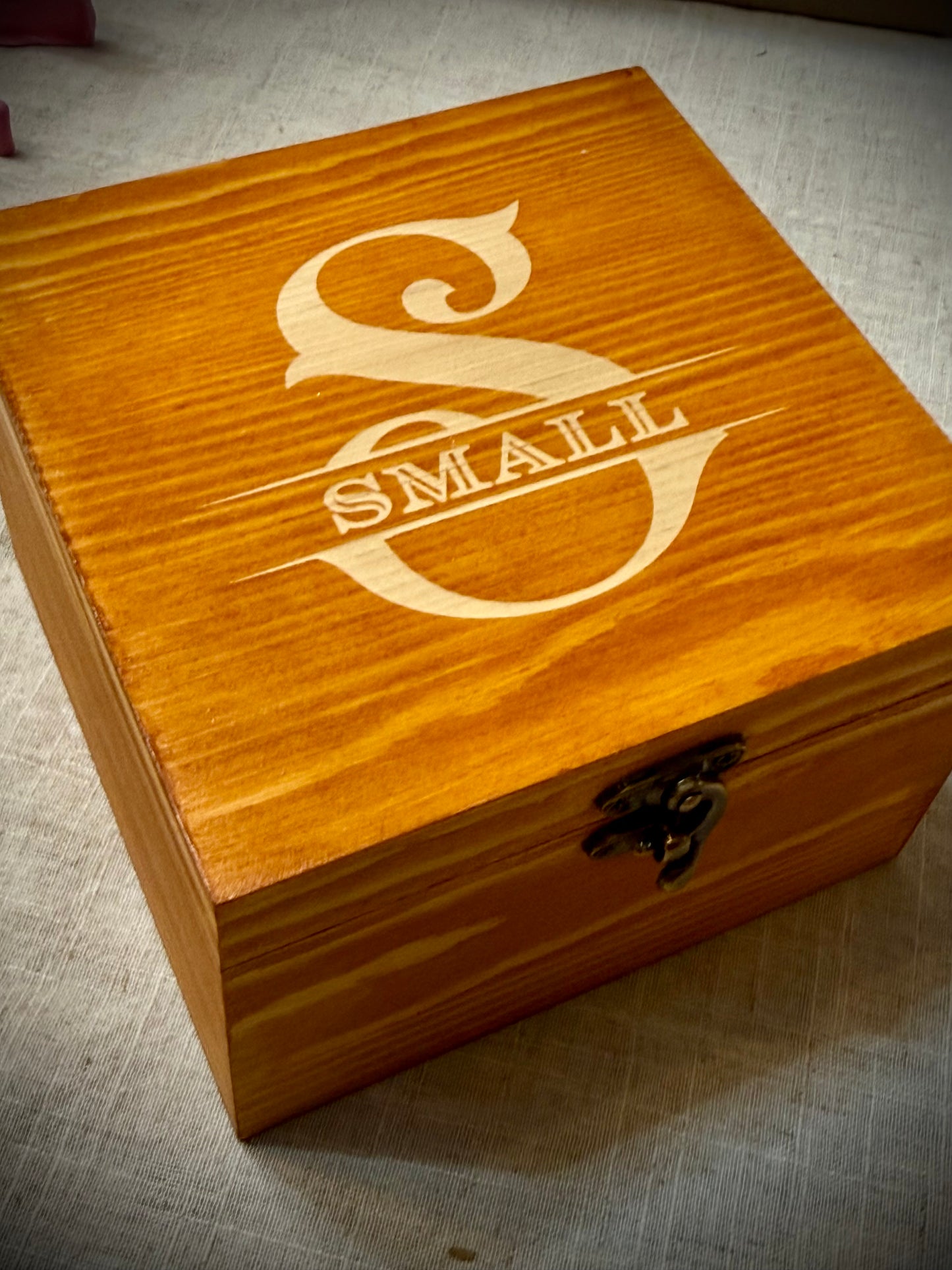 Personalized Leather Flask & Custom Wood Gift Set