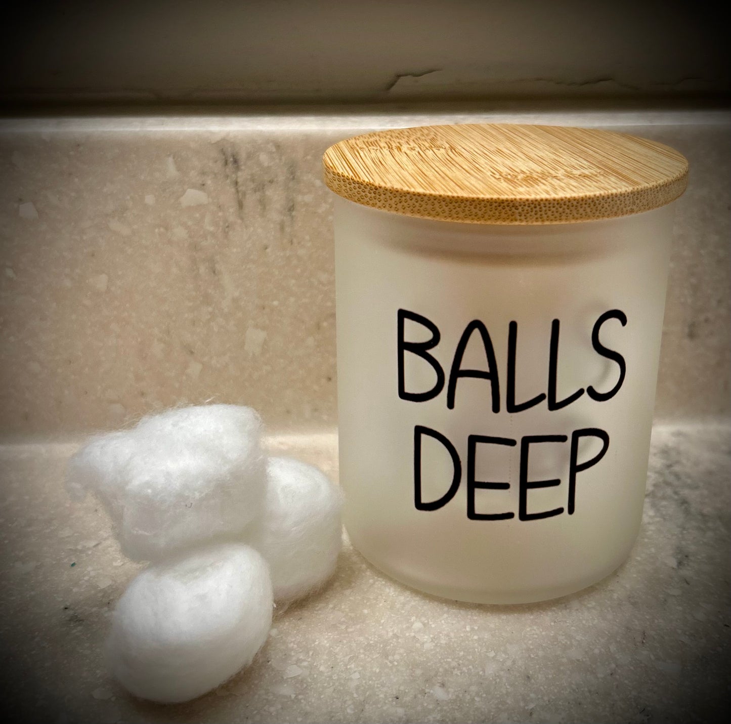 Funny Bathroom Glass canisters