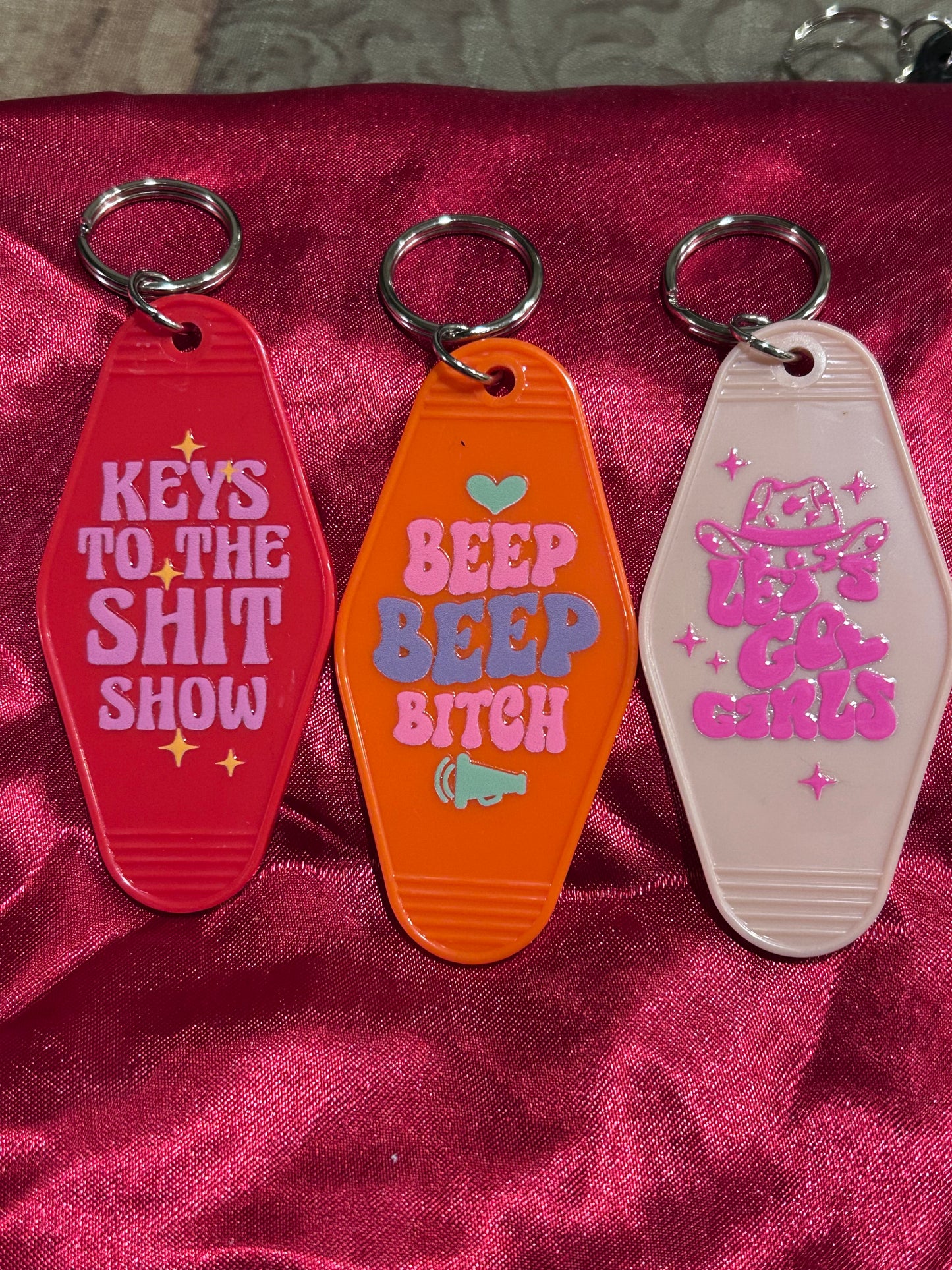 Motel Keychains