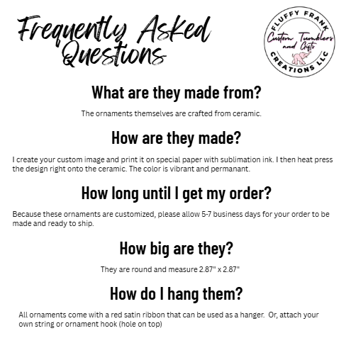 Custom Ornament - Design from scratch