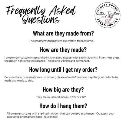 Custom Ornament - Design from scratch