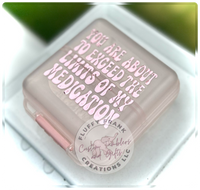 Square Pill Box