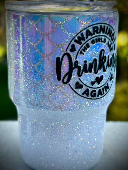 Mini tumblers (3oz)- CUSTOM (glitter/epoxy)