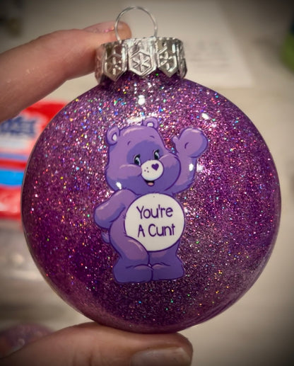 Naughty bear Disc ornament