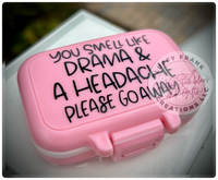 Pink Small Pill Box