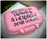 Pink Small Pill Box