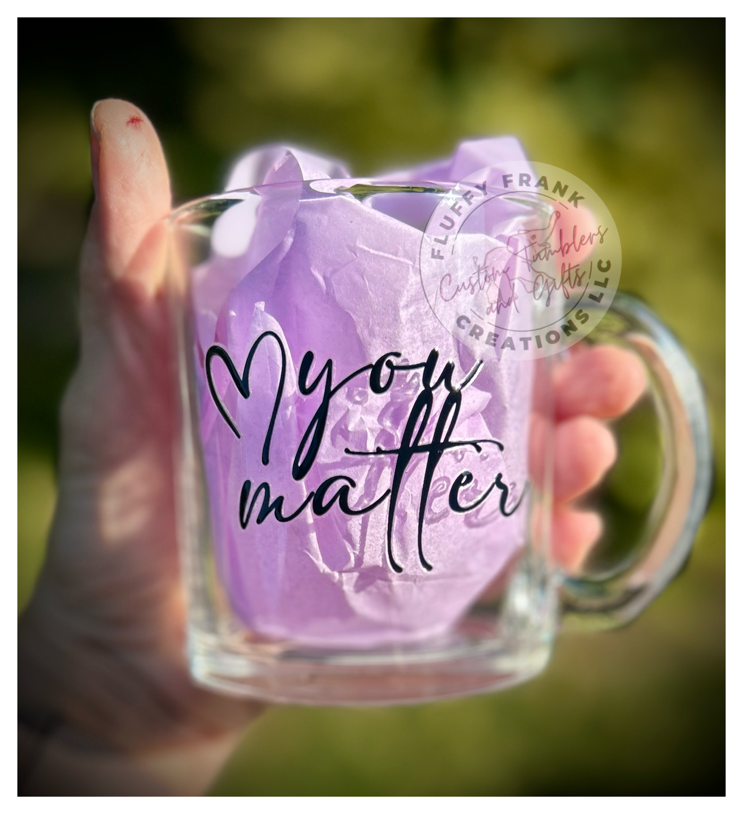 You Matter 12oz Glass Mug
