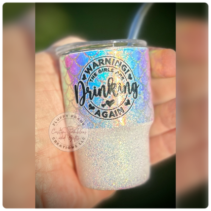 Mini tumblers (3oz)- CUSTOM (glitter/epoxy)