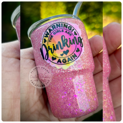 Mini tumblers (3oz)- CUSTOM (glitter/epoxy)