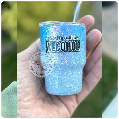 Mini tumblers (3oz)- CUSTOM (glitter/epoxy)