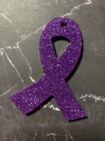 Awareness ribbon keychain - FluffyFrankCreationsLLC