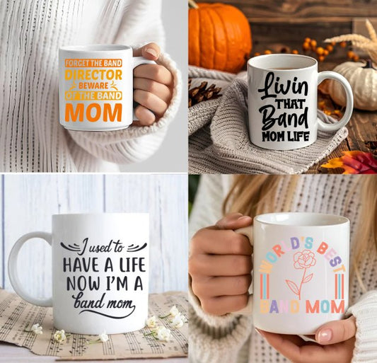 Band Mom Mug - FluffyFrankCreationsLLC