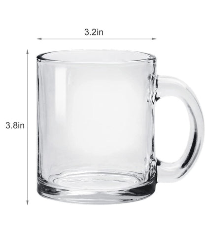 Custom Glass mugs - FluffyFrankCreationsLLC