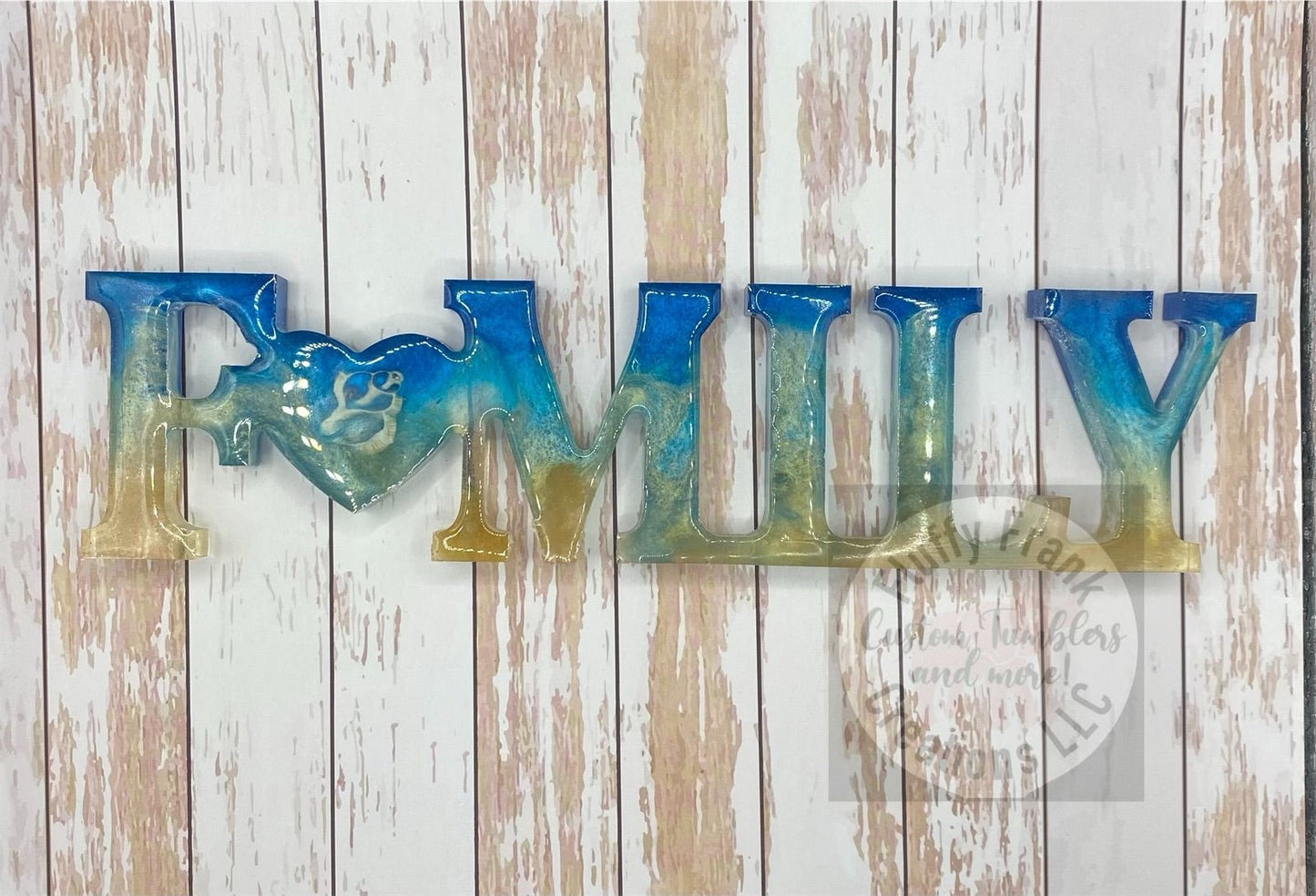 Family Resin Sign - FluffyFrankCreationsLLC