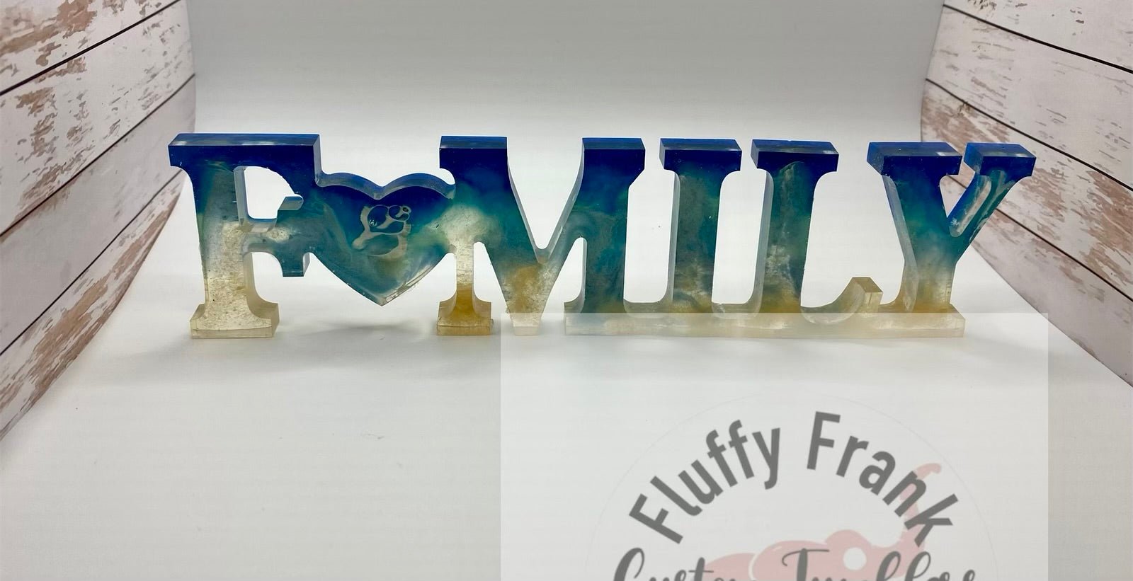 Family Resin Sign - FluffyFrankCreationsLLC