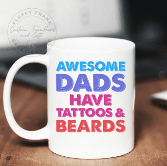 Father's Day 11oz Ceramic Mug - Choose Your Dad Joke! - FluffyFrankCreationsLLC