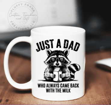 Father's Day 11oz Ceramic Mug - Choose Your Dad Joke! - FluffyFrankCreationsLLC