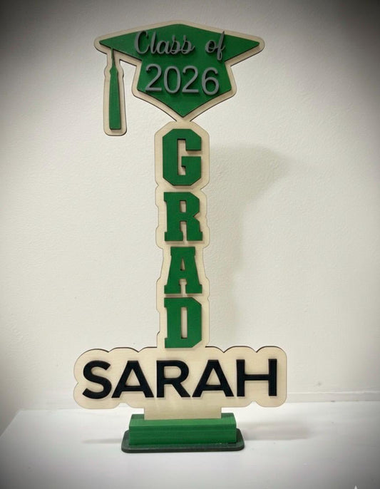 Graduation Tassel Holder Personalized, Class of 2026 Tassel Display, Custom Graduation Name Sign, Senior Graduation Gift