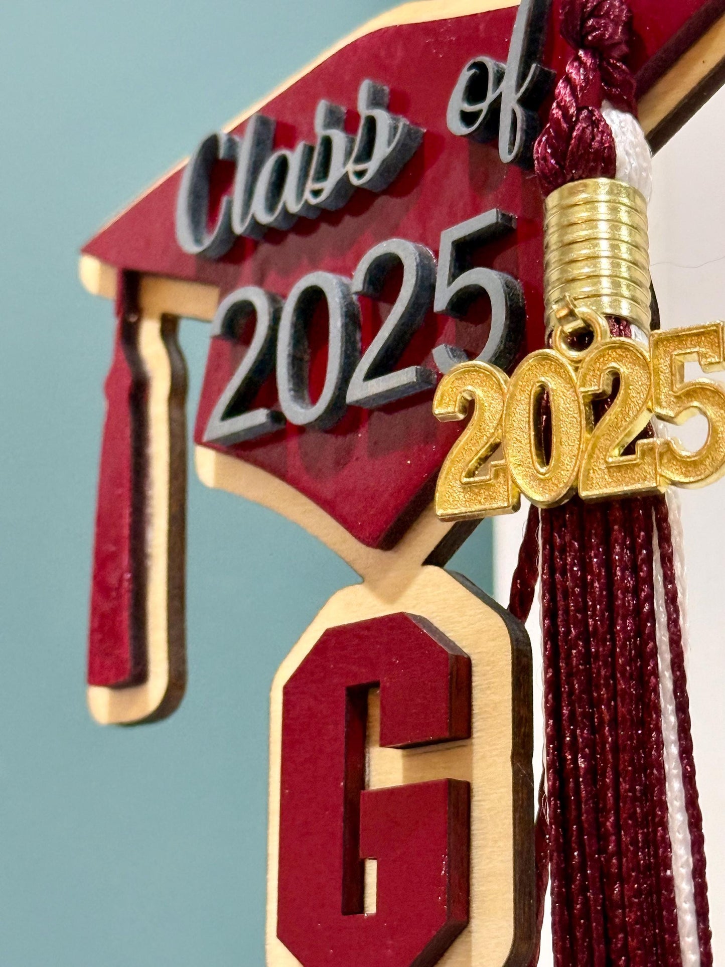 Graduation Tassel Holder Personalized, Class of 2026 Tassel Display, Custom Graduation Name Sign, Senior Graduation Gift