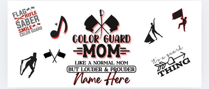 Guard Mom Tumbler (color) - FluffyFrankCreationsLLC