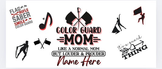 Guard Mom Tumbler (color) - FluffyFrankCreationsLLC
