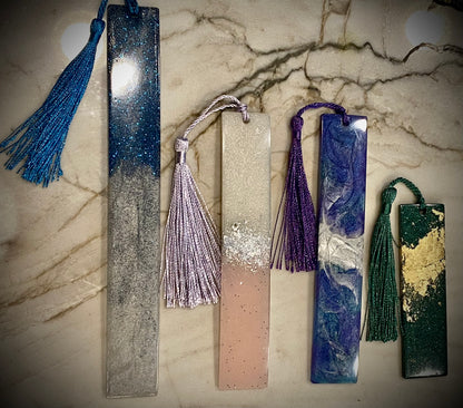 Resin bookmarks