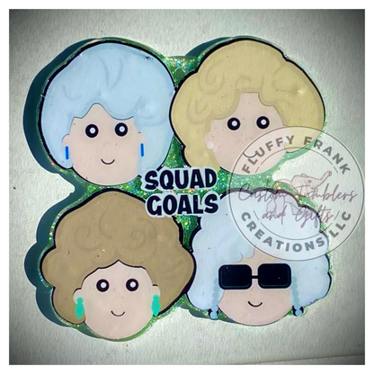 Squad Goals nostalgic keychain