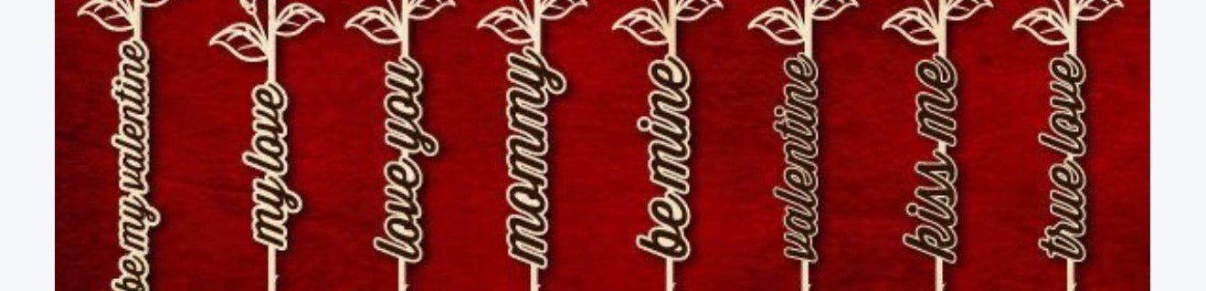 Personalized Hand - Painted Wooden Rose 🌹 (Facebook Order) - FluffyFrankCreationsLLC