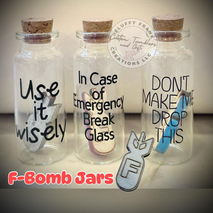 Personalized Tiny F Bomb Bottle - FluffyFrankCreationsLLC