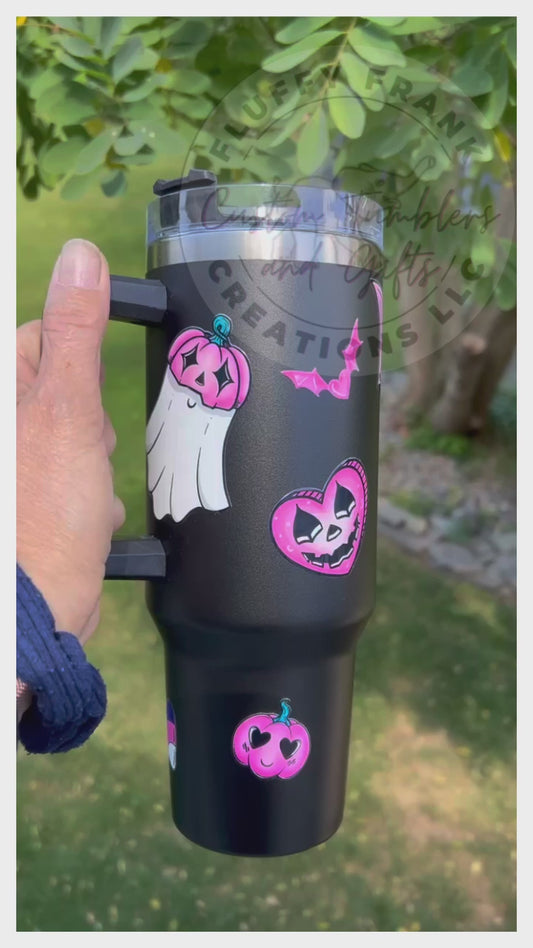 Cute spooky 40oz