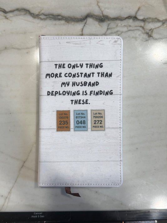 Military Spouse Deployment Humor Pocket Journal