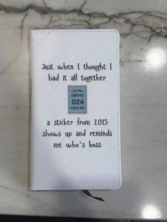 Military Spouse Sticker Shock Pocket Journal