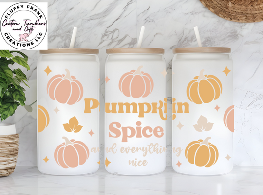 Pumpkin Spice Lover Glass