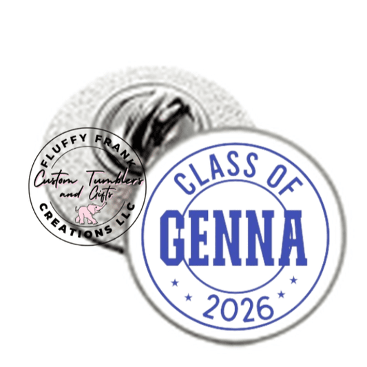 Senior Pin - custom | Personalized Graduation Keepsake for the Class of 2026. Band seniors. - FluffyFrankCreationsLLC