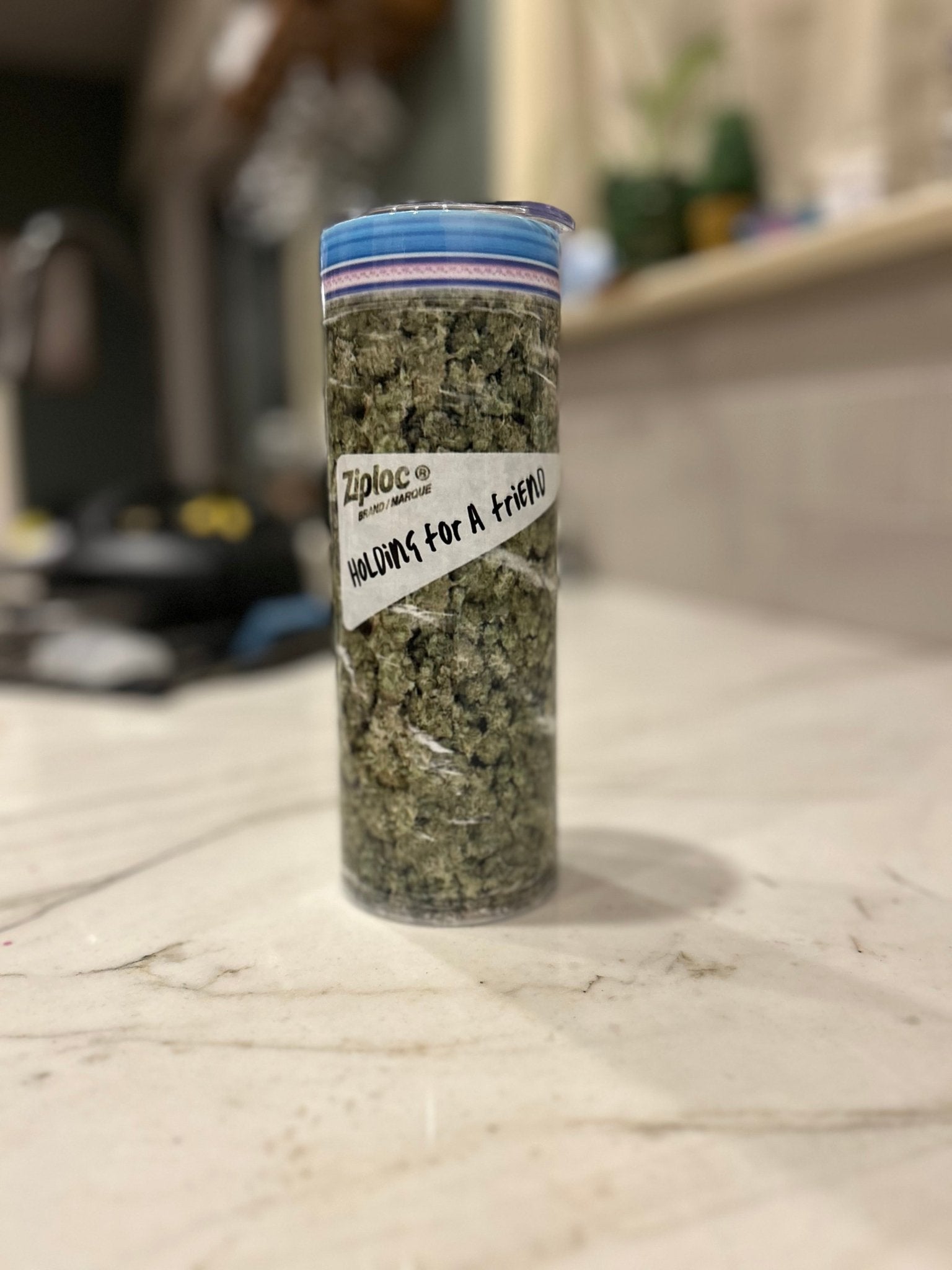 Stash tumbler - FluffyFrankCreationsLLC