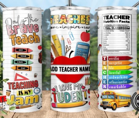 Teacher Tumbler Flash Sale - FluffyFrankCreationsLLC