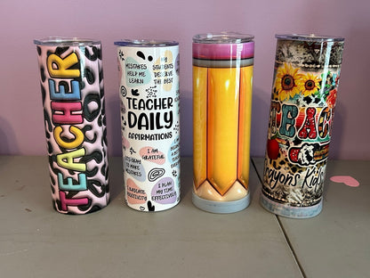 Teacher Tumbler Flash Sale - FluffyFrankCreationsLLC