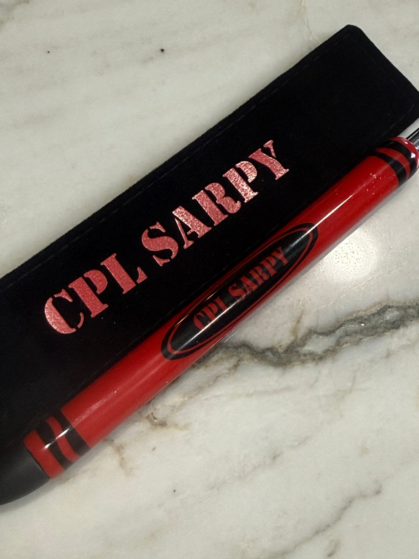Military Stencil Crayon Pen