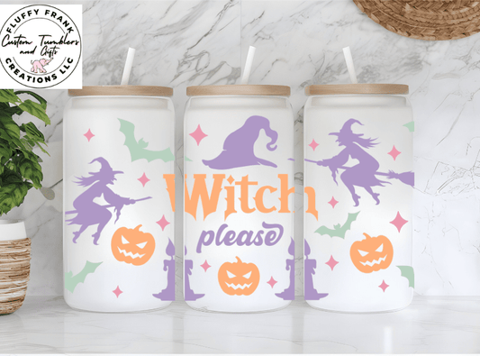 Witch Please Libby Glass - FluffyFrankCreationsLLC
