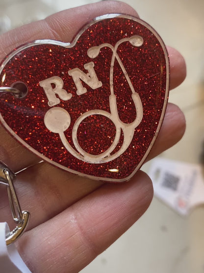 Nurse keychain