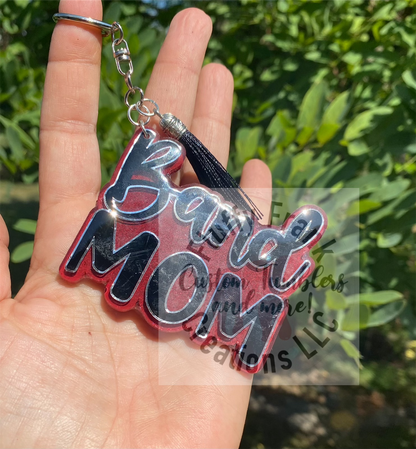 Band Mom Acrylic Keychain