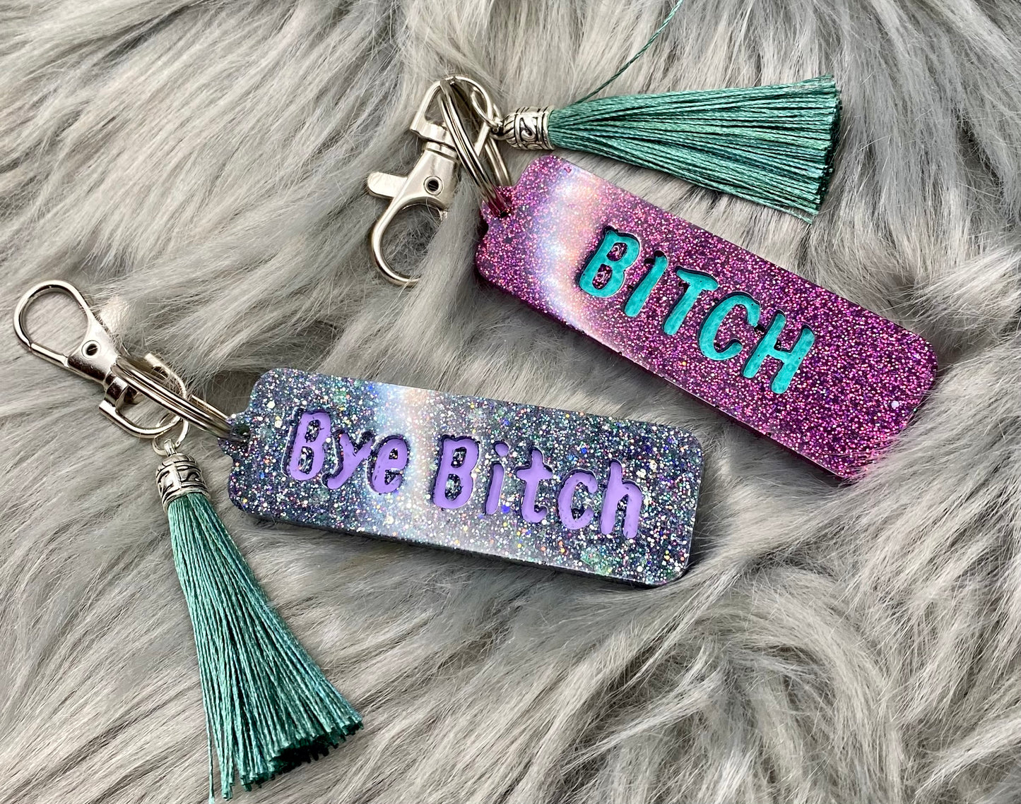 Naughty words Keychain (small)